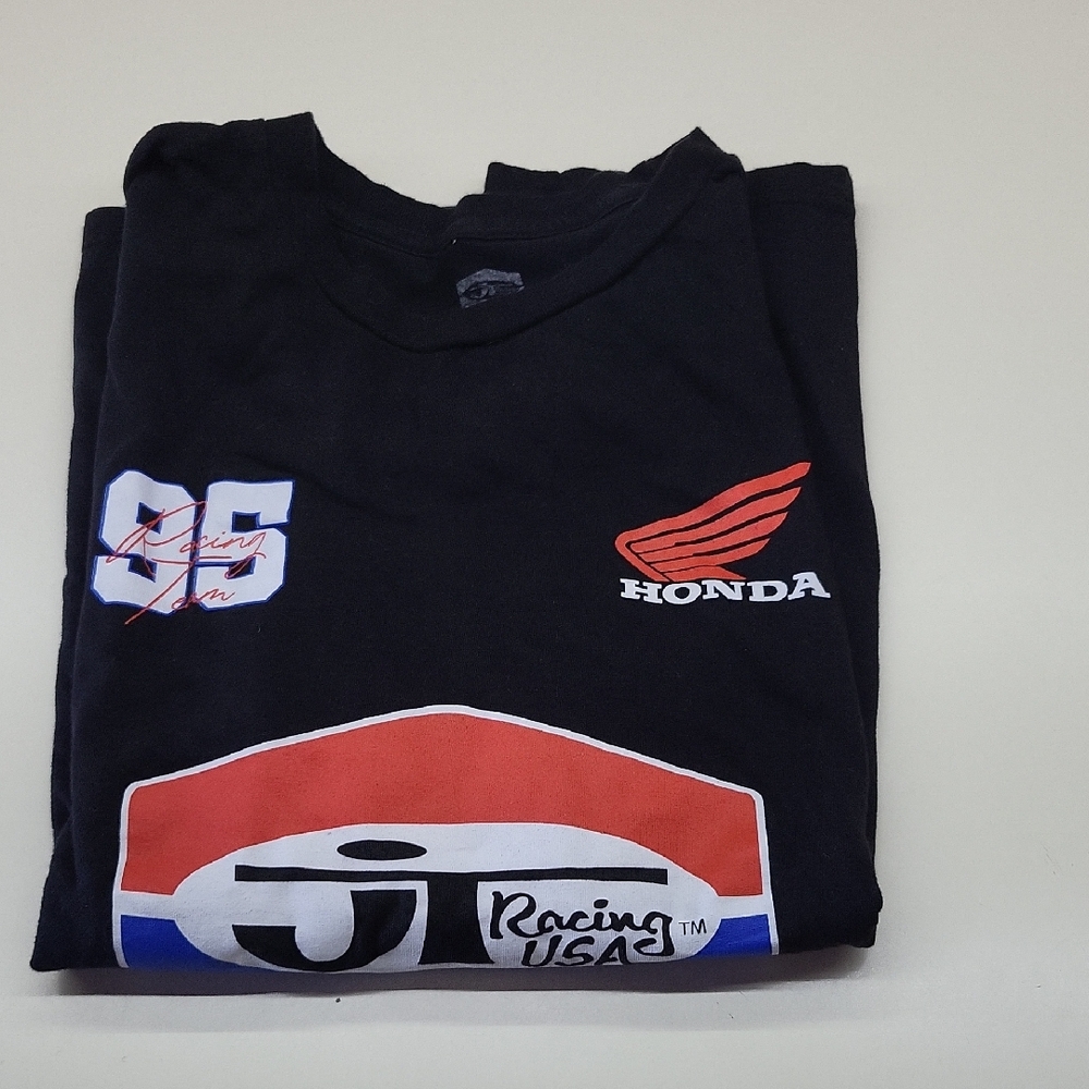 Honda Men's Black Racing T-Shirt